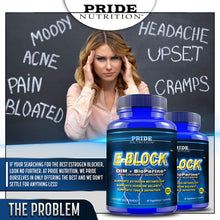 E-Block 60 Vegetarian Capsules Estrogen Blocker For Men and Women New Formula PRIDE NUTRITION Inc.