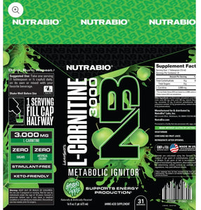 z L-Carnitine Liquid 1,500mg 16 fl oz WildBerry Flavor PRIDE NUTRITION