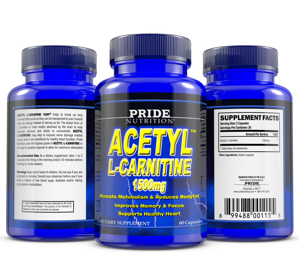 Acetyl L-Carnitine (Fat Burner) | PRIDE NUTRITION Acetyl L-Carnitine (Fat Burner) | PRIDE NUTRITION