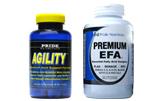 Agility 60 Capsules & Premium EFA 120 PRIDE NUTRITION
