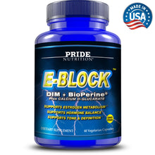 E-Block 60 Vegetarian Capsules Estrogen Blocker For Men and Women New Formula PRIDE NUTRITION Inc.