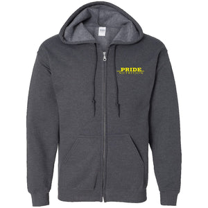 Pride Gildan Zip Up Hooded Sweatshirt CustomCat